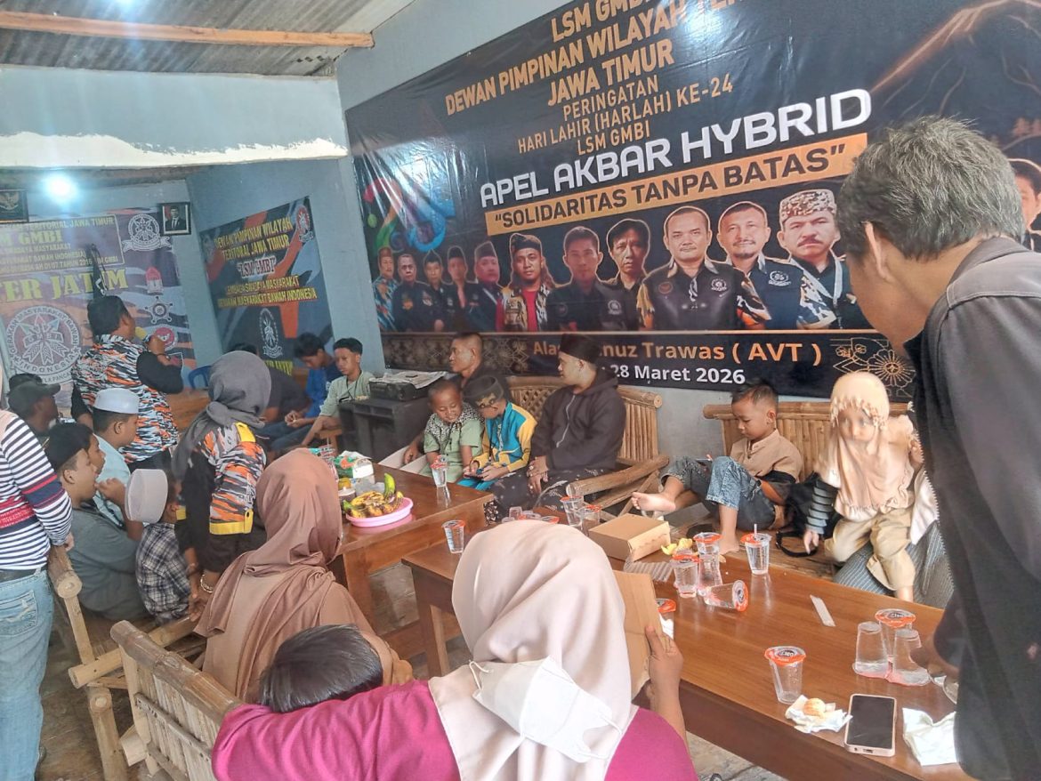 Peringatan Hari Lahir Ke-24 LSM-GMBI: Dirangkai Santunan Anak Yatim & Kaum Dhuafa, Bantuan Dari Ketua Distrik Benjeng-Gresik, Bpk Muhamad Hudin