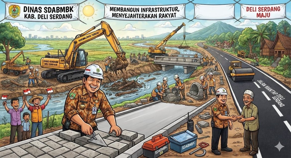 Komitmen Transparansi: Dinas SDAMBK Deli Serdang Rampungkan Data Publik dan Evaluasi Langsung Kualitas Jalan di Lapangan