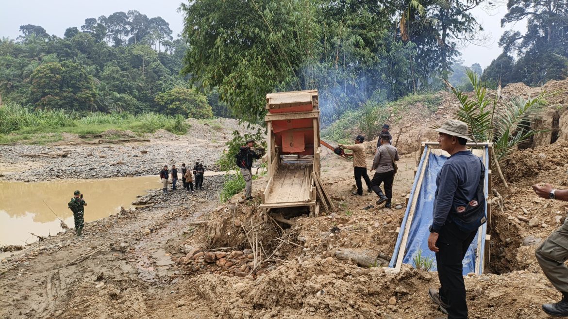Operasi Gabungan PETI di Lokasi Geopark, Tim Sisir 3 Lokasi