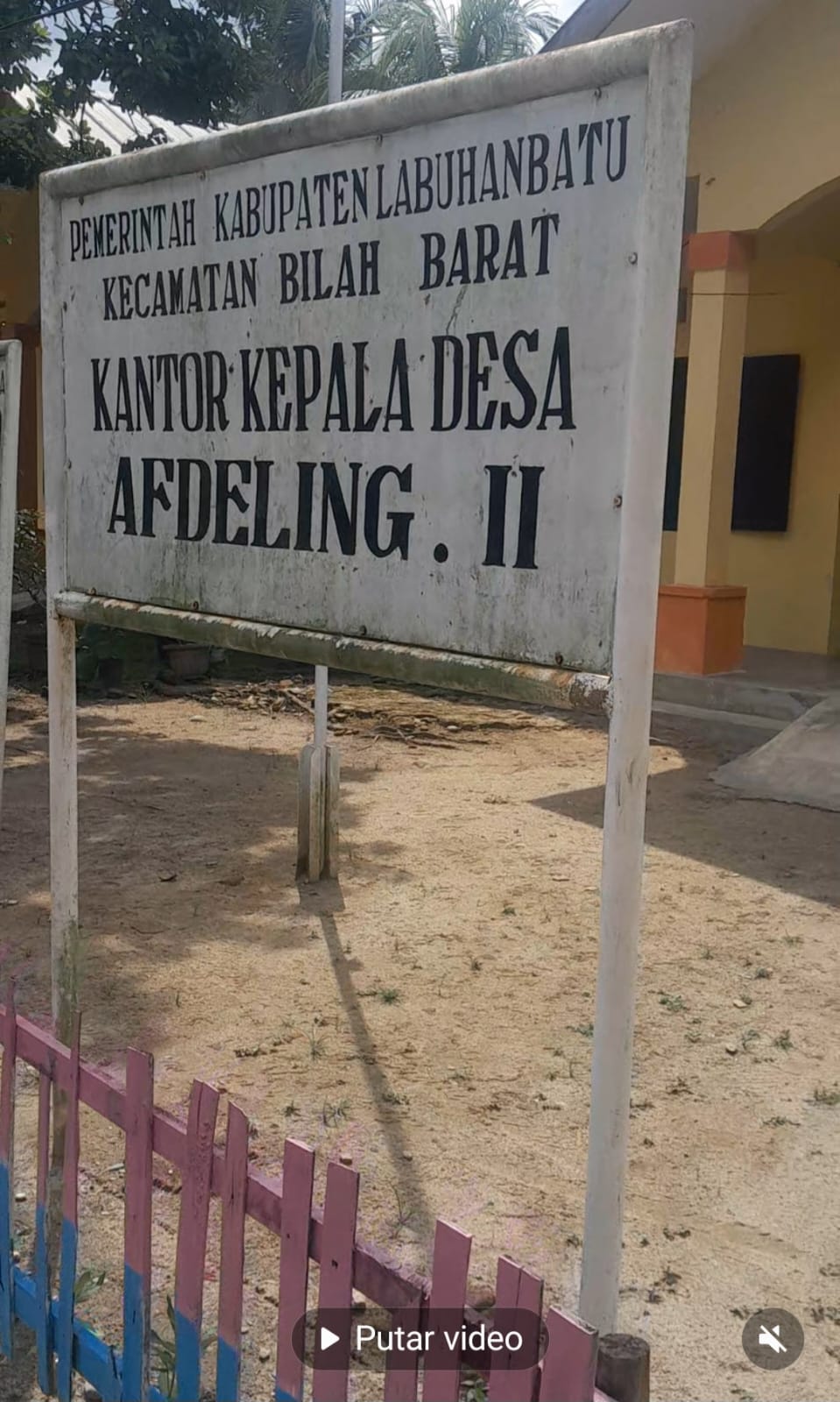 Kades Afdeling II Amanuddin Kebun Rantau Prapat Kabupaten Labuhan Batu di Nilai Tidak Transparan Gunakan ADD/DD 2025-2026