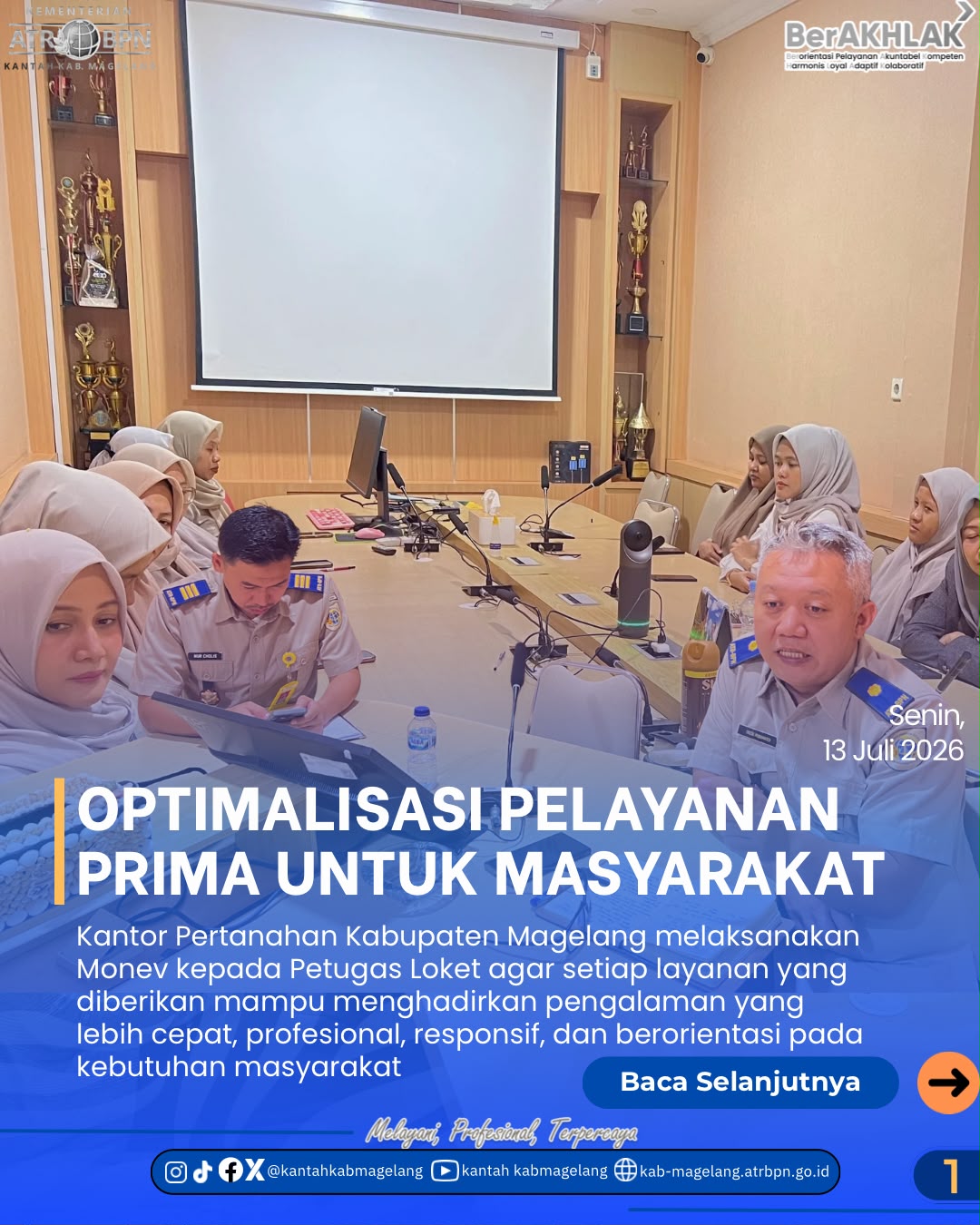 Optimalisasi Pelayanan Prima untuk Masyarakat