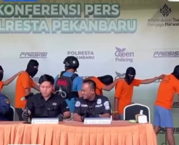 Polresta Pekanbaru Ungkap Dua Komplotan Curanmor, 11 Pelaku Ditangkap dan 22 Motor Disita