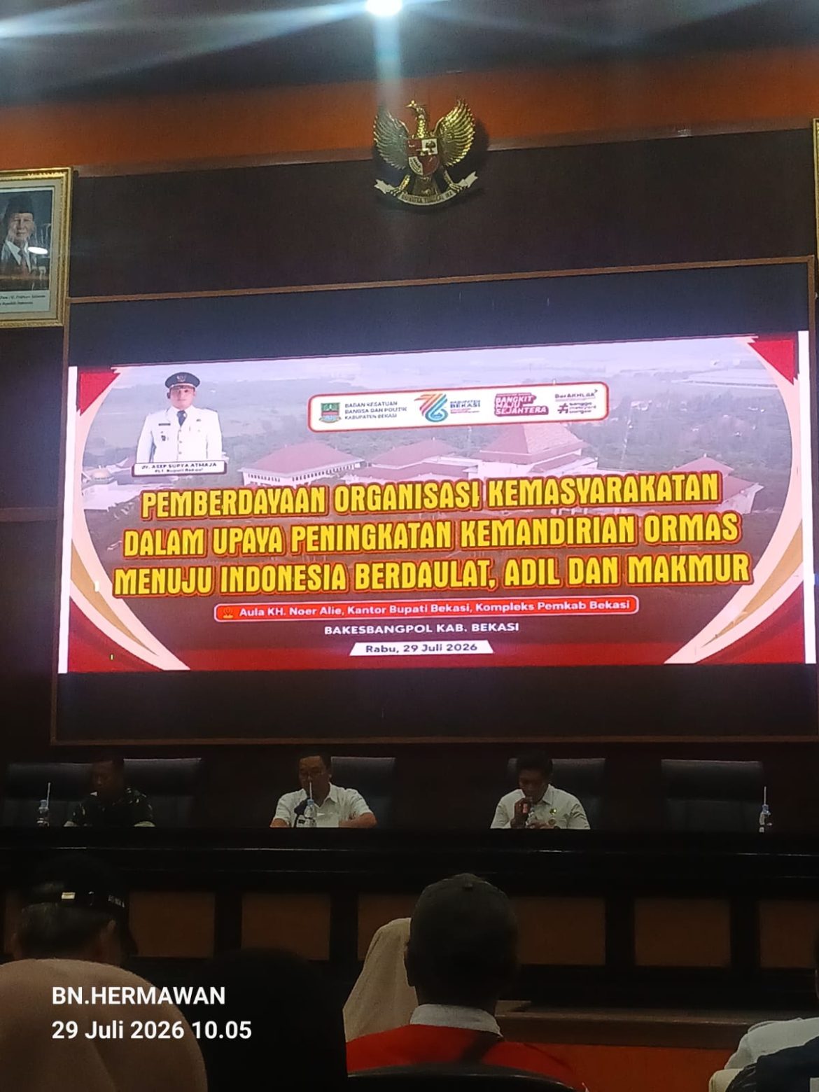 Bakesbangpol Kabupaten Bekasi Gelar Kegiatan Pemberdayaan Ormas Dorong Kemandirian Menuju Indonesia Berdaulat, Adil, dan Makmur