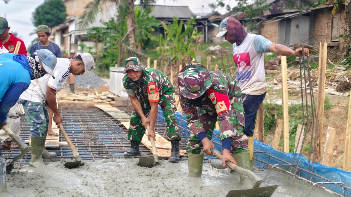 Pembangunan Jembatan Perintis Garuda Kampung Serupa Indah Capai 88 Persen, Kini Masuk Tahap Pengecoran