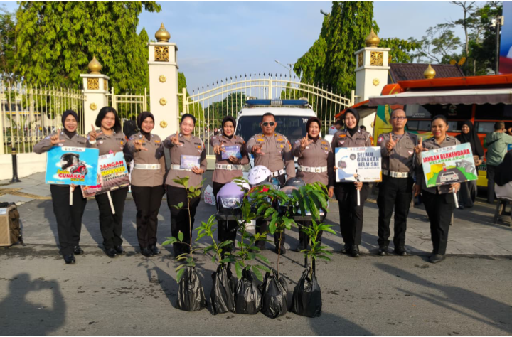 Kegiatan Car Free Day Dimanfaatkan Polantas Edukasi Warga, Ditlantas Polda Riau Perkuat Budaya Tertib Berlalu Lintas