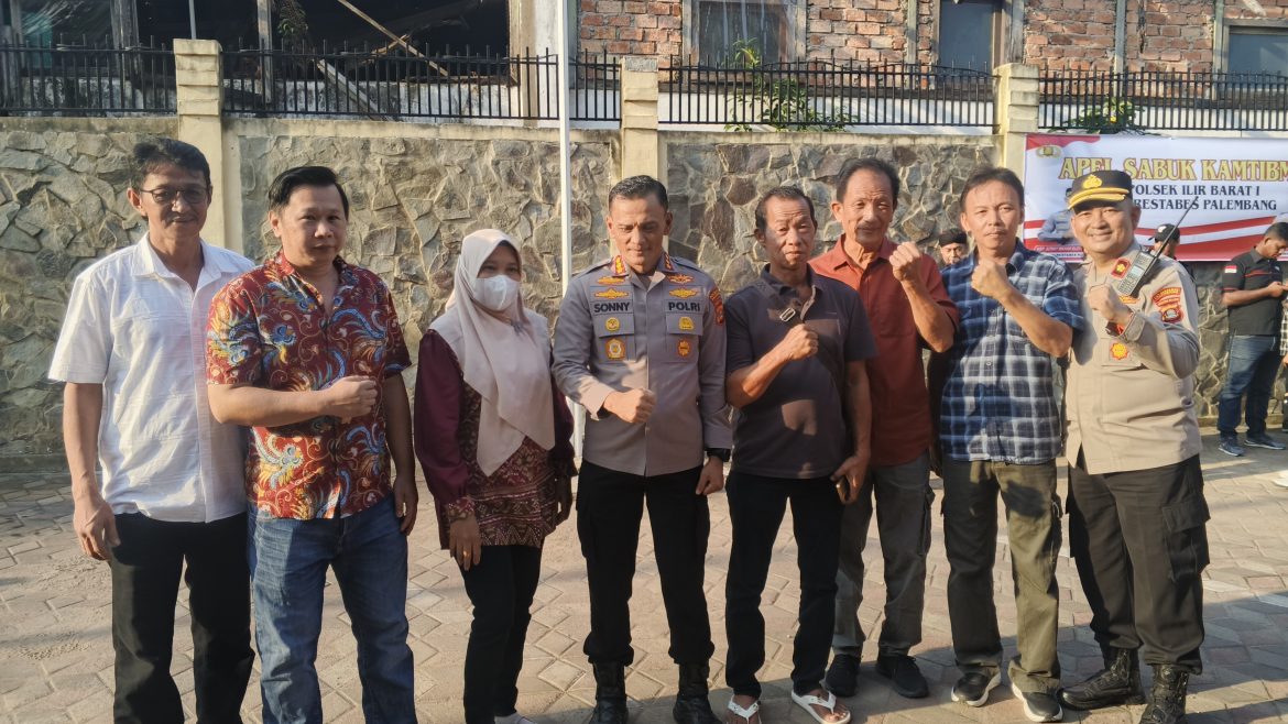 Kapolrestabes Palembang Pimpin Apel Sabuk Kamtibmas, Ajak Masyarakat Bersama Cegah Gangguan Kamtibmas
