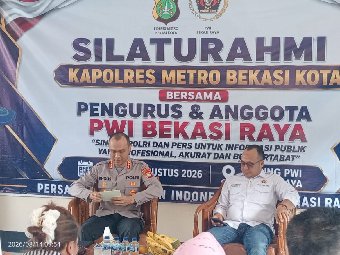PWI Bekasi Raya Gelar Silaturahmi dengan Kapolres Bekasi Kota: Sinergi Polri dan Pers untuk Informasi Publik yang Profesional, Akurat dan Bermartabat
