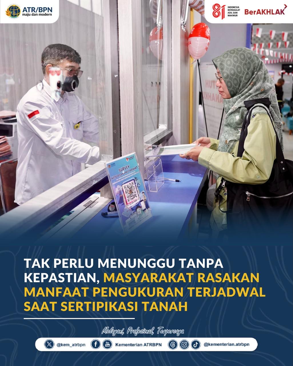 Tak Perlu Menunggu Tanpa Kepastian, Masyarakat Rasakan Manfaat Pengukuran Terjadwal Saat Sertipikasi Tanah