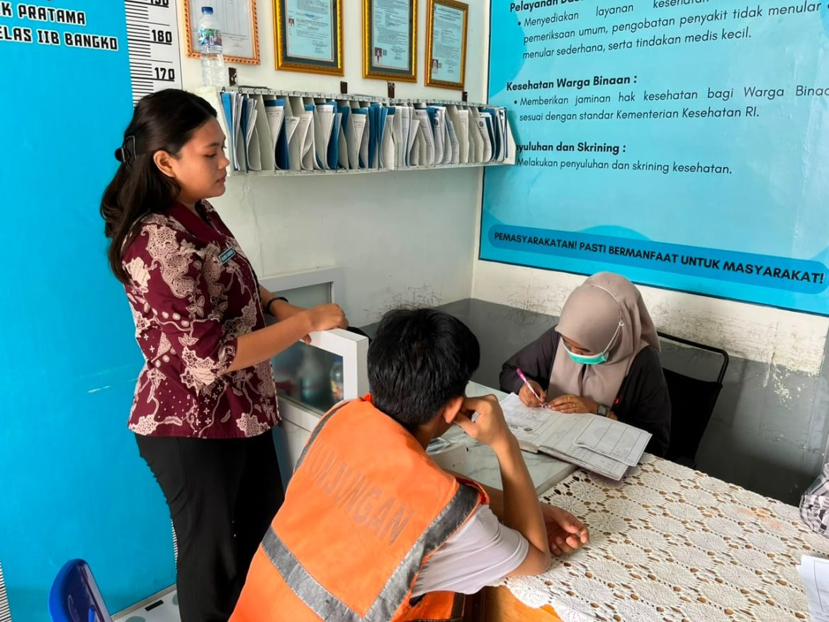 Lapas Bangko Perkuat Layanan Kesehatan, Pastikan Hak Dasar Warga Binaan Terpenuhi