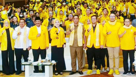 Terpilih Kembali, H. Akhmad Marjuki siap penuhi janji dan jaga kekompakan kader Golkar Kabupaten Bekasi
