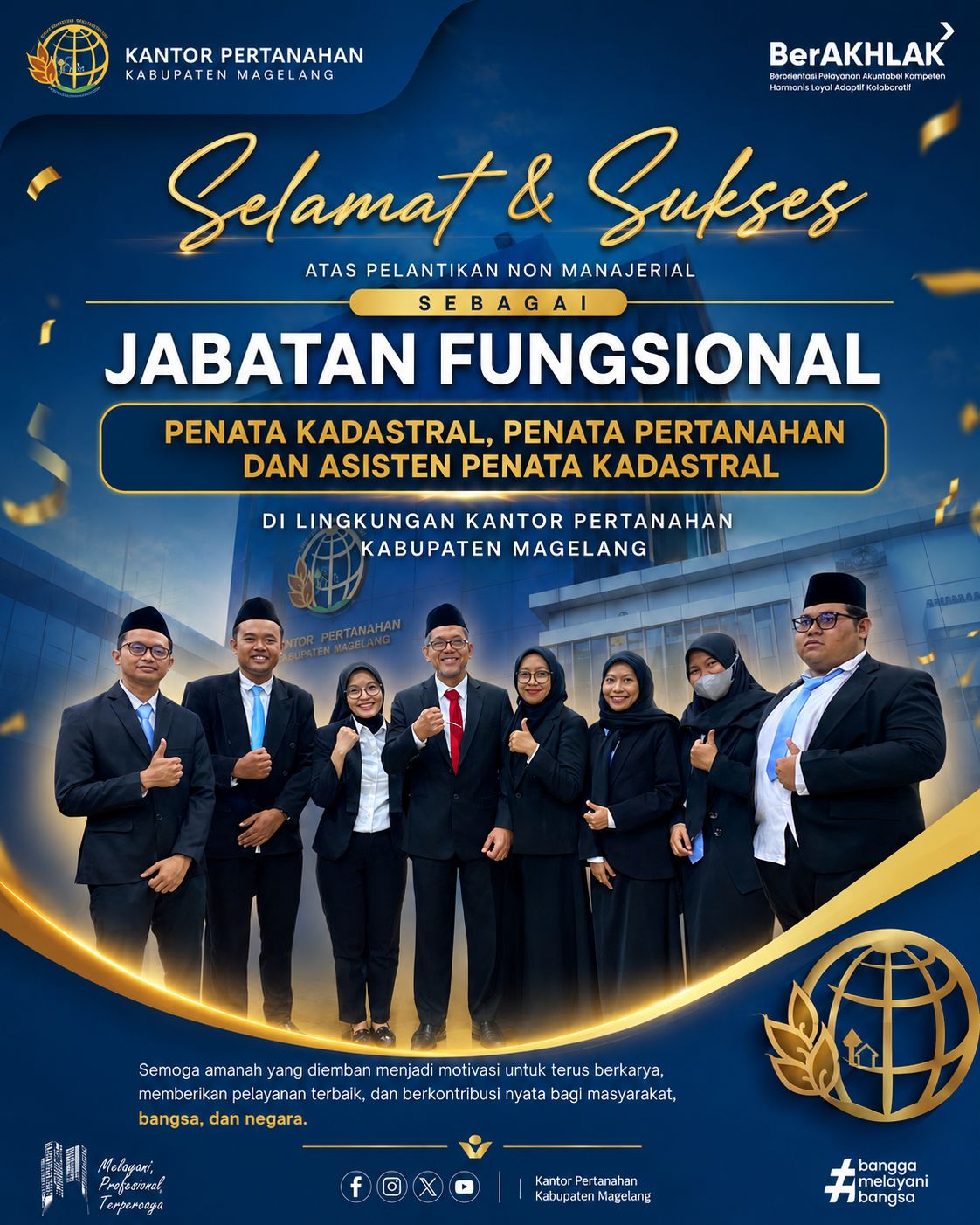 🎉 SELAMAT & SUKSES ATAS PELANTIKAN DALAM JABATAN FUNGSIONAL 🎉
