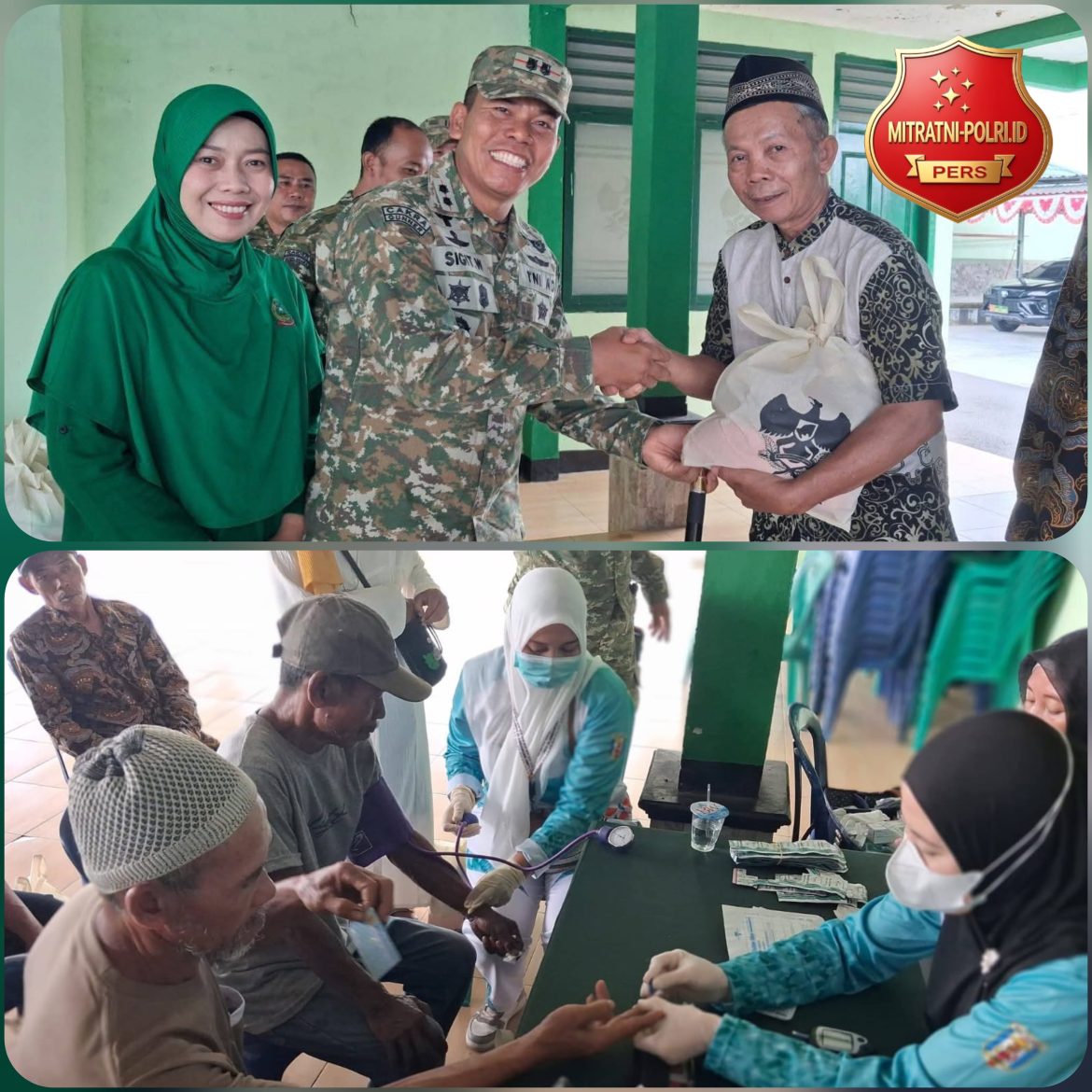 Dalam rangka memperingati Hari Ulang Tahun (HUT) ke-1 Kodam XXI/Radin Inten, Kodim 0427/Way Kanan Menggelar Kegiatan Bakti Sosial Yang Dipusatkan di Wilayah Kabupaten Way Kanan