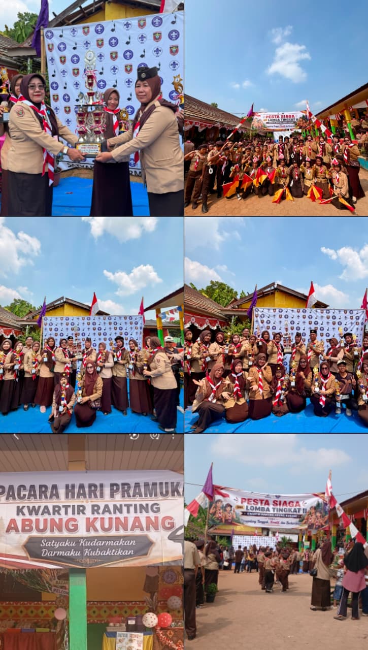 Hari Pramuka Nasional 2026 Kwaran Abung Kunang Gelar Upacara dan Pesta Siaga di SDN Talang Jembatan