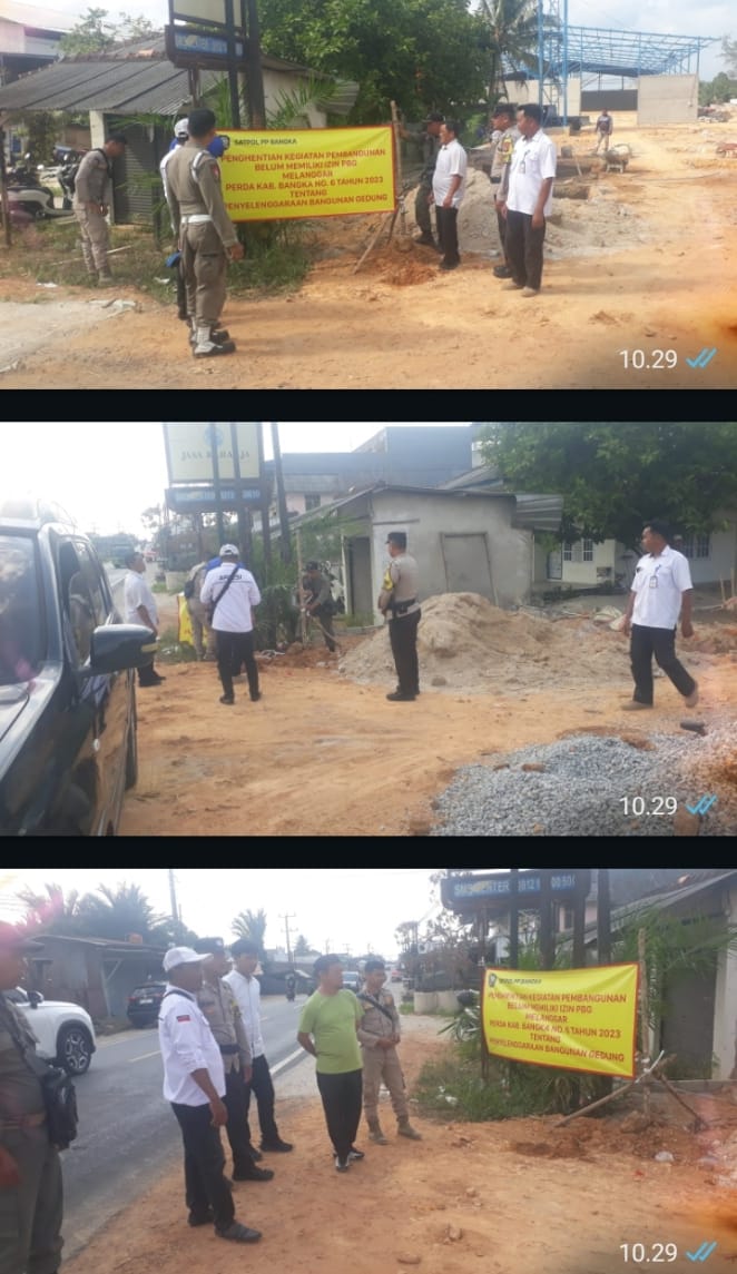 Hasil Rekonstruksi Diabaikan, Tokoh Masyarakat Pertanyakan BangunanTanpa Izin Di Kolong Katis, Minta Patok Batas Dipasang