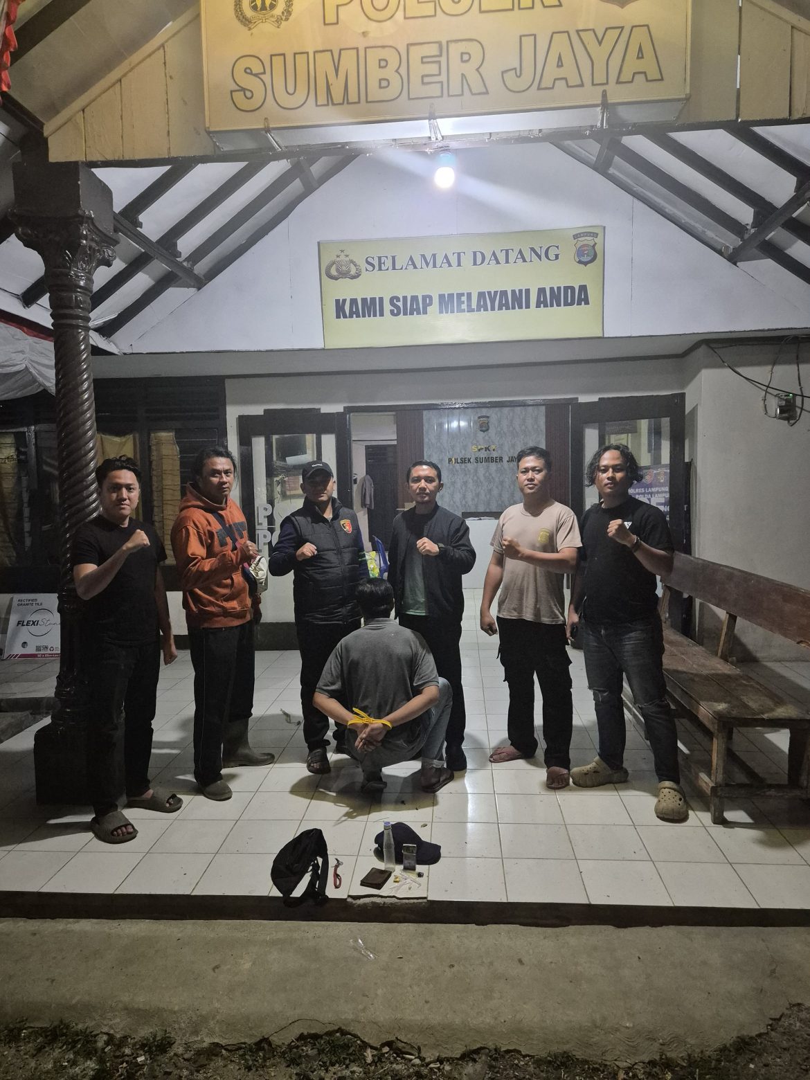 URC Polsek Sumber Jaya Ungkap Kasus Pencurian dengan Pemberatan, Satu Terduga Pelaku Diamankan