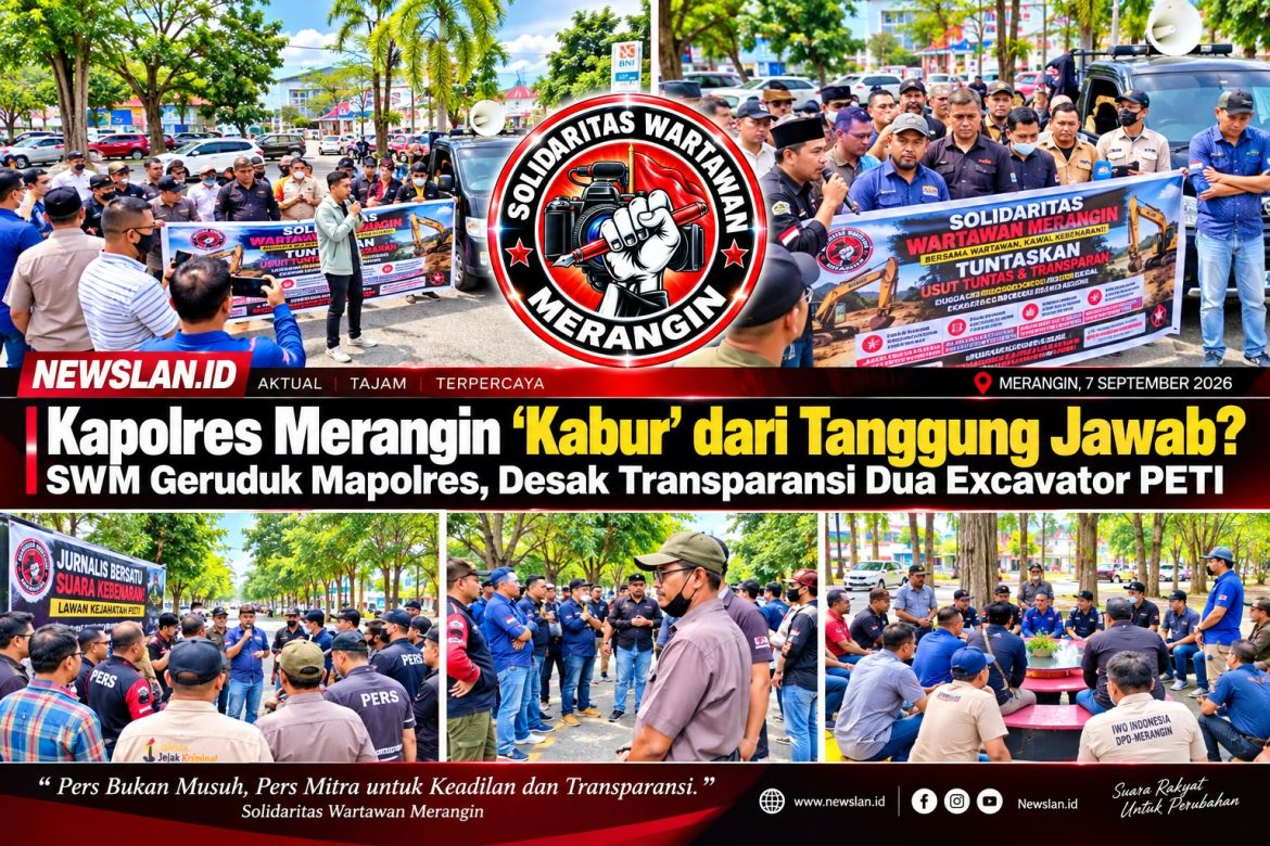 SWM Geruduk Mapolres Merangin, Kecewa Kapolres Tak Temui Massa: “Kami Datang untuk Minta Penjelasan, Bukan Disuruh Pulang”