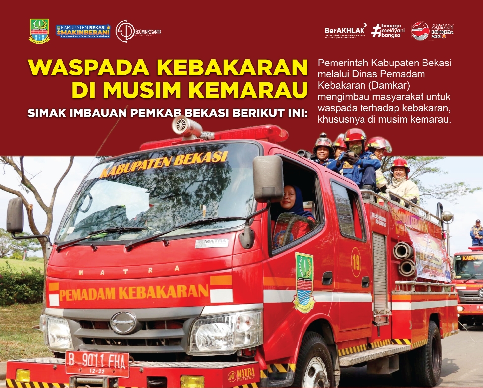 Damkar Kabupaten Bekasi Perketat Kesiapsiagaan Hadapi Kemarau Panjang, Warga Diminta Waspada Kebakaran