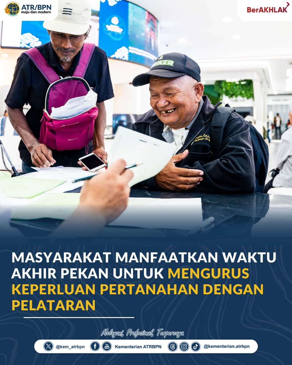 Masyarakat Manfaatkan Waktu Akhir Pekan untuk Mengurus Keperluan Pertanahan dengan PELATARAN
