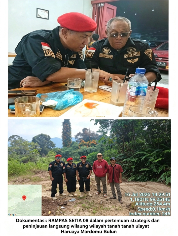 Tanah Ulayat Haruaya Mardomu Bulung: Tidak Ada Satu Jengkal Pun Tanah Adat Boleh Dijual — Camat Angkola Selatan Dinilai Merasa Kebal Hukum!