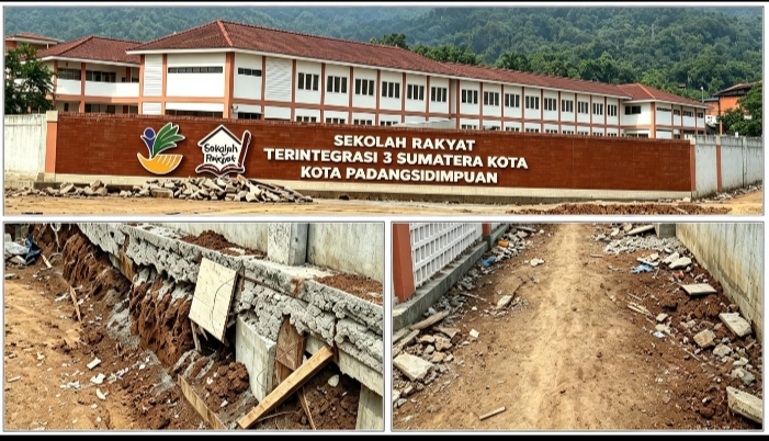 Sekolah Rakyat Padangsidimpuan: Bangunan Tampak Megah, Kondisi Memprihatinkan & Gaji Pekerja Tertunda
