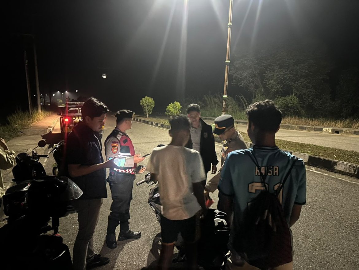 Tim Raga Polres Kuansing Intensifkan Patroli Malam, Antisipasi C3 dan Balap Liar