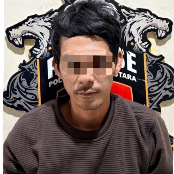 Polres Lampung Utara Amankan Pria Bawa Dua Badik Usai Terlibat Keributan di Konter Ponsel
