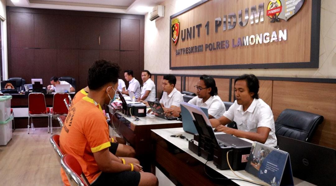 Polres Lamongan Ungkap Kasus Pengeroyokan Di Jalan Raya Karanggeneng, 2 orang Ditangkap