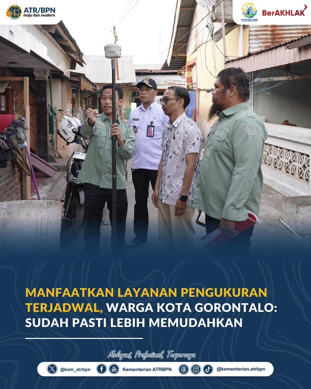 Manfaatkan Layanan Pengukuran Terjadwal, Warga Kota Gorontalo: Sudah Pasti Lebih Memudahkan