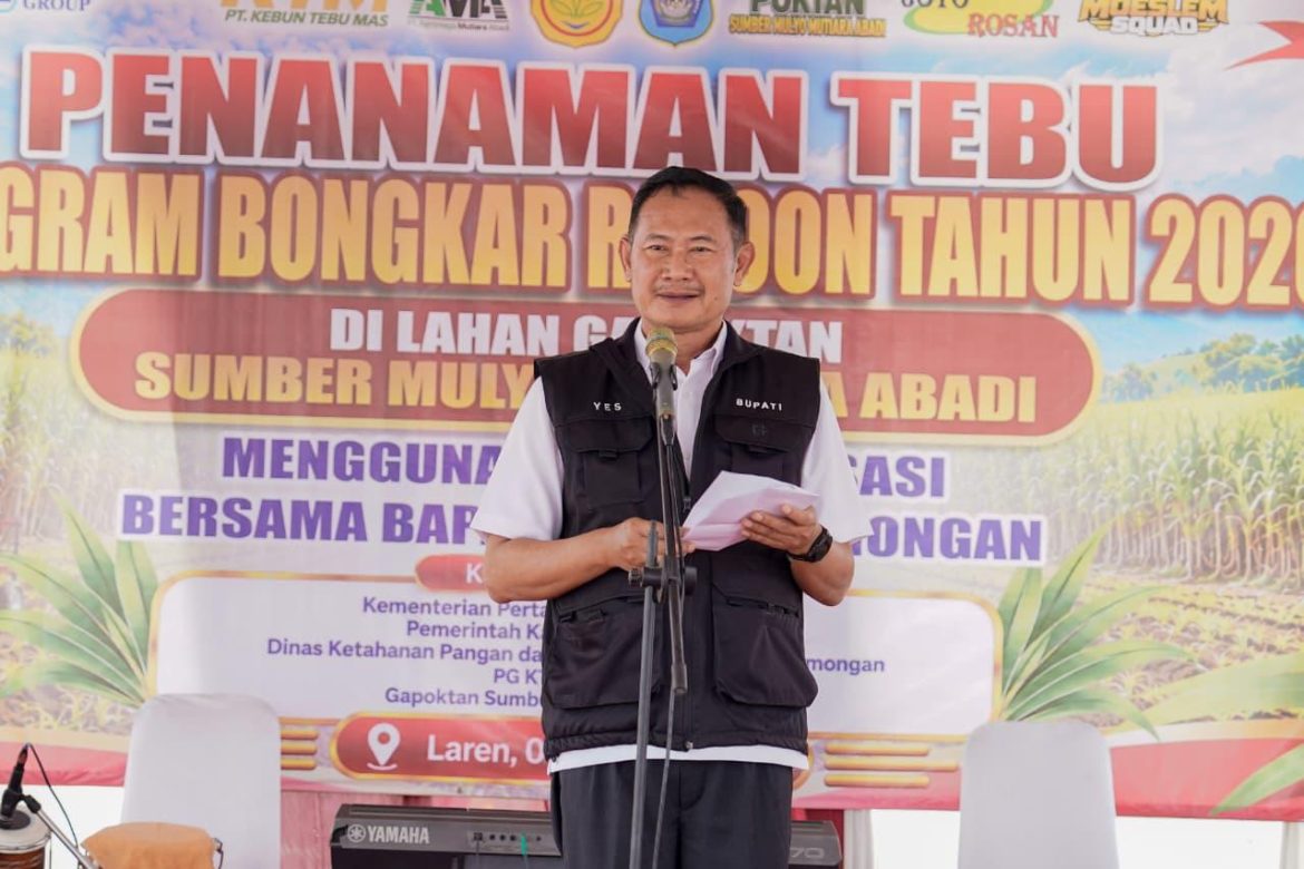 Optimis Swasembada Gula, Pemkab Lamongan Optimalkan Budidaya Tebu