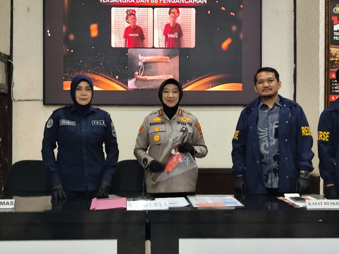 Kasus Pengancaman Kades Ogan Jaya, Polres Lampung Utara Tetapkan Dua Tersangka