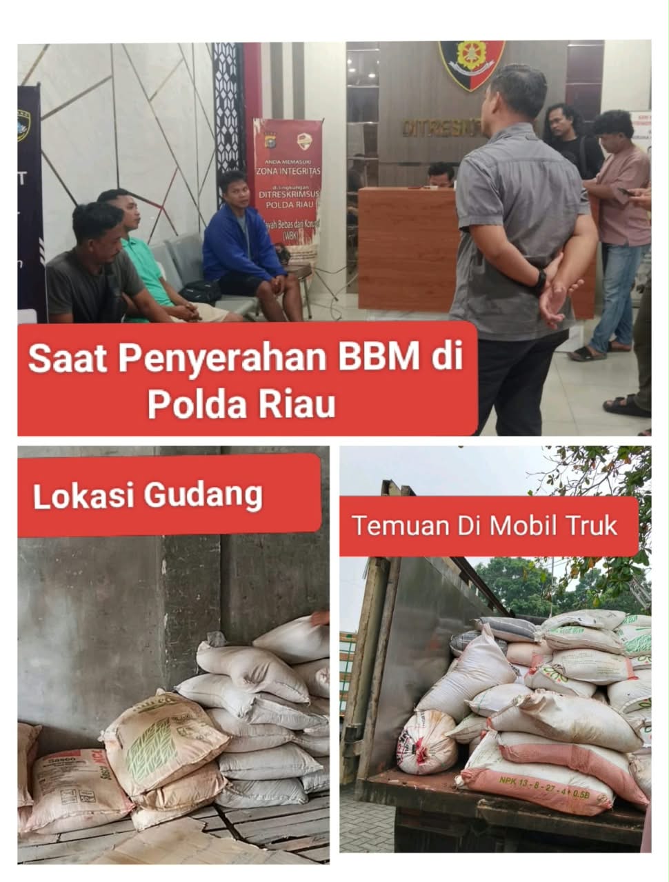 Deninteldam XIX/TT Ungkap Dugaan Penimbunan Pupuk di Riau, 69,2 Ton Diamankan, Dugaan Pupuk Bermasalah Masih Beredar, Kepastian Jenis dan Legalitas Menunggu Pemeriksaan