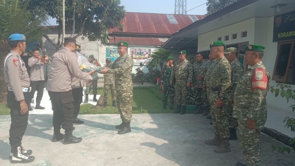Koramil JARAI Area Memperingati HUT TNI Ke 81 Dengan khidmat dan kesederhanaan 