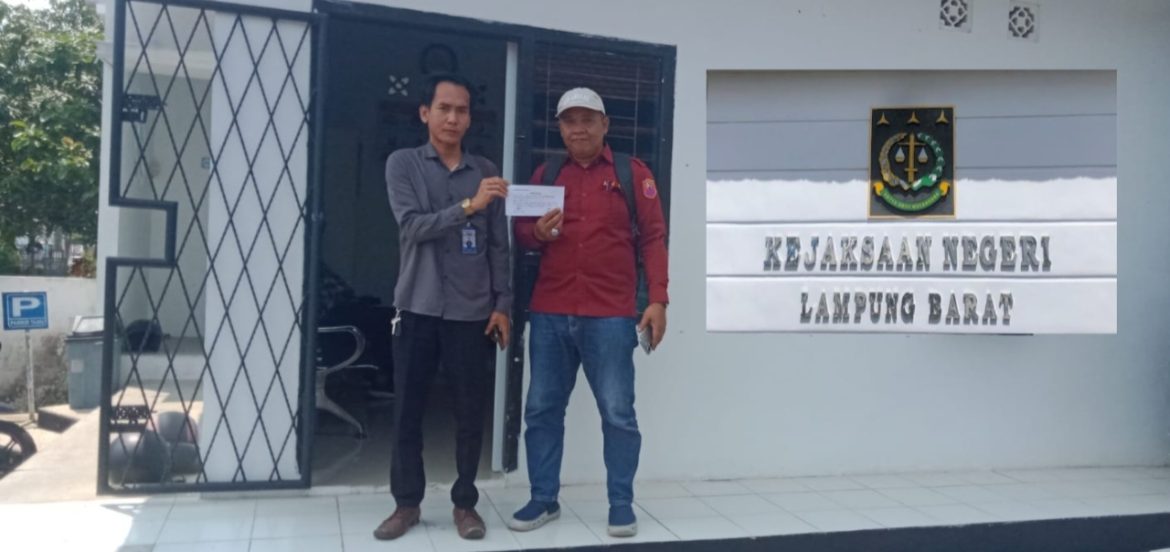DPC AJP Lampung Barat Layangkan Surat Resmi, Dukung Kejari Usut Tuntas Kasus Dugaan Tipikor DPRD Tanpa Intervensi
