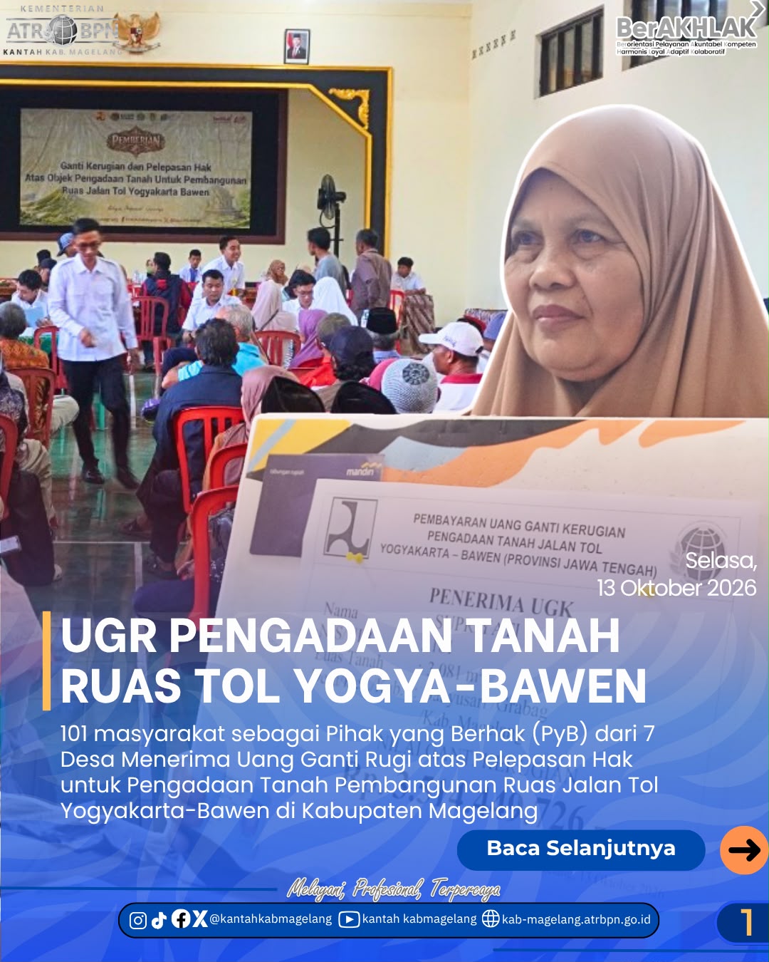 Penyerahan Ganti Kerugian dan Pelepasan Hak di Desa Banyusari