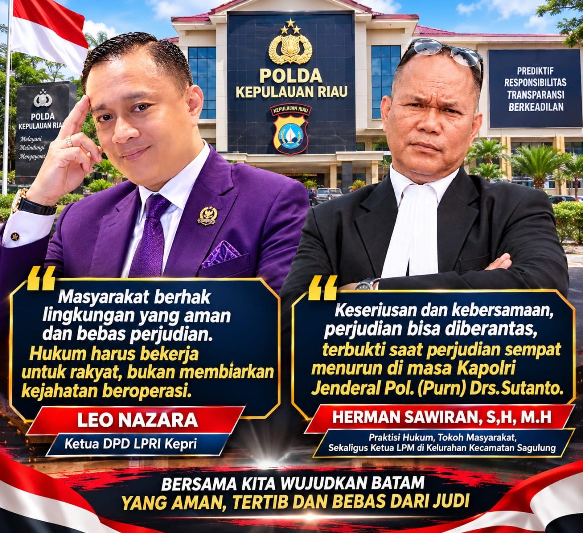 Aktivitas Perjudian Masih Beroperasi Terang Benderang, Kapolda Kepri Diminta Bertindak Tegas