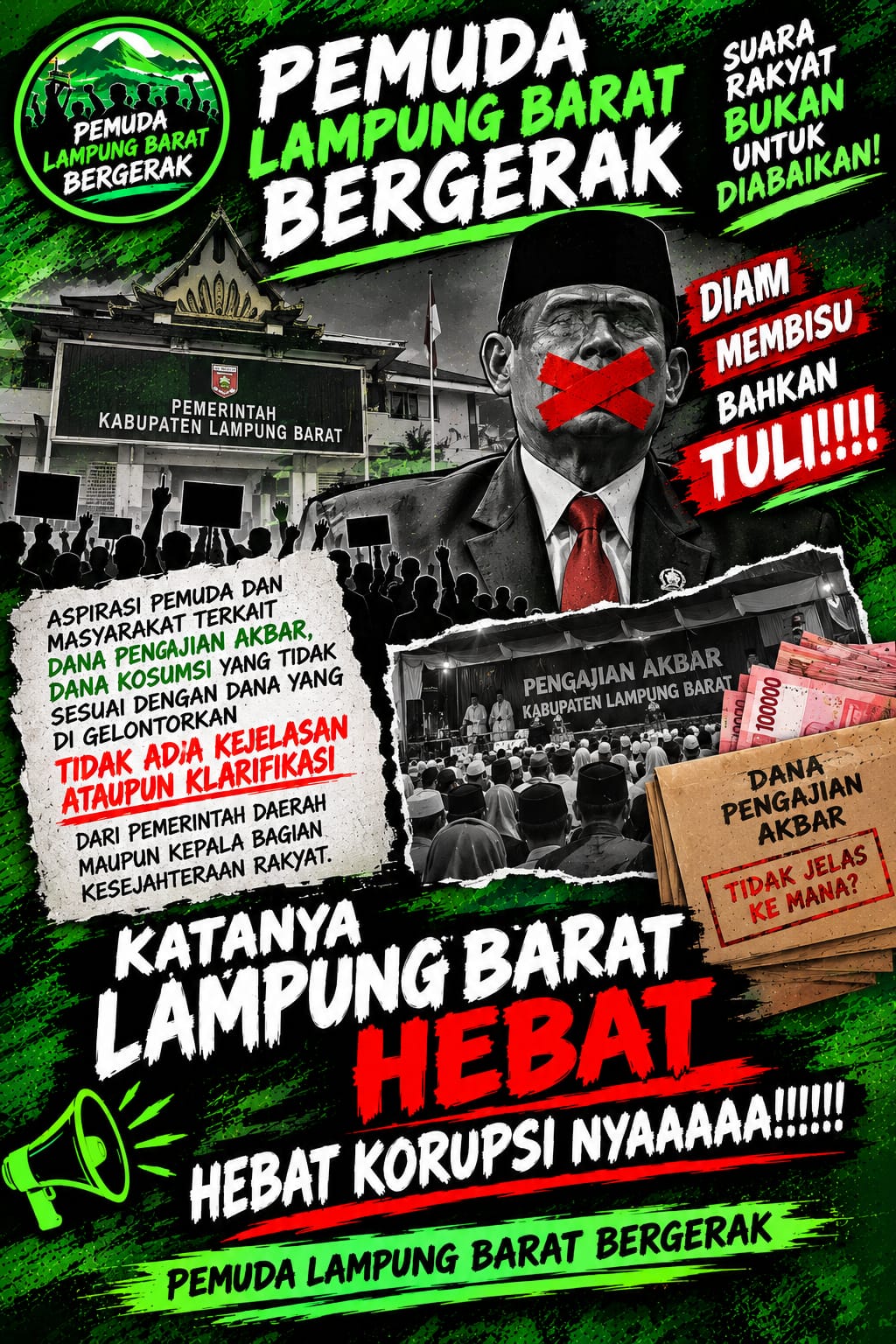 Dugaan Mark-up Anggaran Pengajian Ustaz Das’ad Latif di Lampung Barat Disorot Pemuda