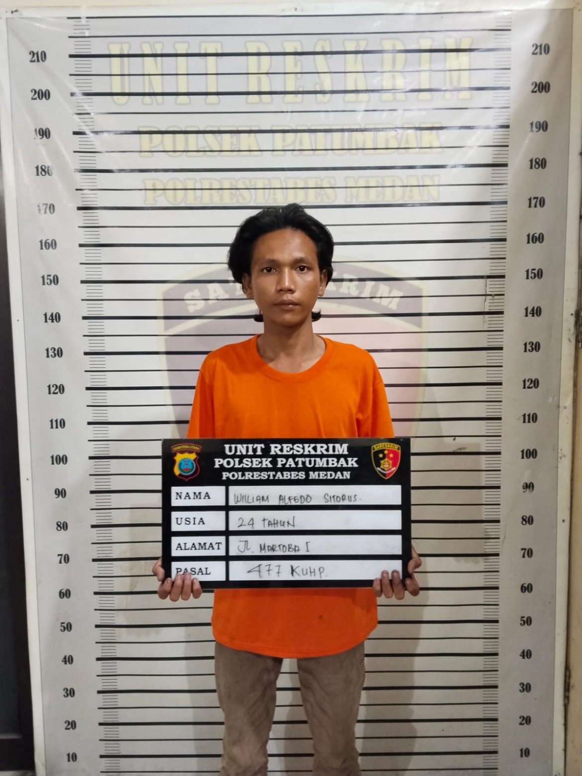 Gerak Cepat Patroli Siaga Reskrim Polsek Patumbak Ringkus pelaku pencurian Hp Ojol