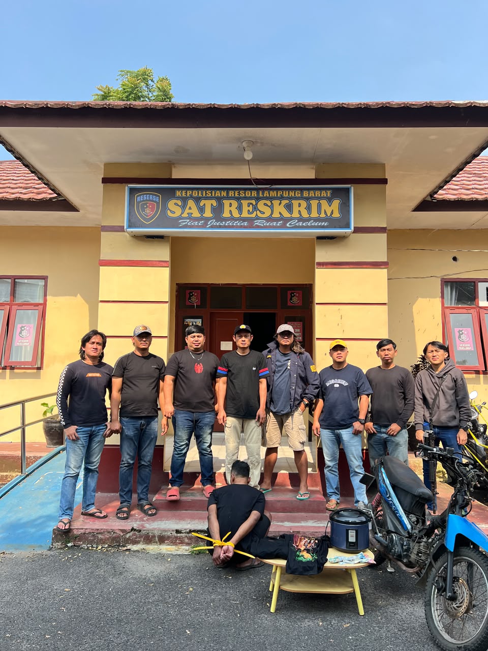 Gerak Cepat Tim URC Tekab 308 Polres Lampung Barat Ringkus Pelaku Spesialis Curat Rumah Warga di Batu Brak