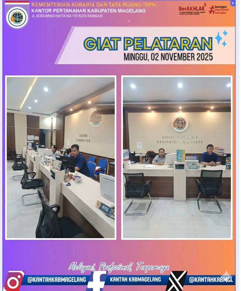 Pelayanan Pertanahan Akhir Pekan Kantah Kab. Magelang