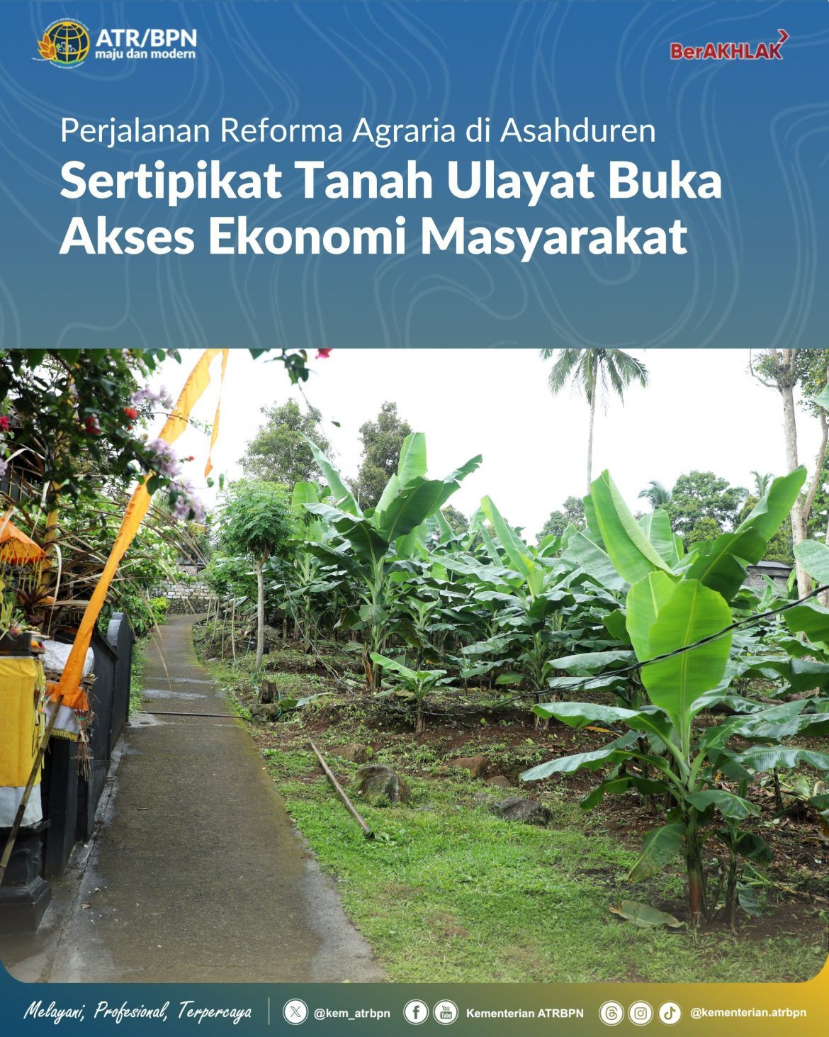 Perjalanan Reforma Agraria di Asahduren, Sertipikat Tanah Ulayat Buka Akses Ekonomi Masyarakat
