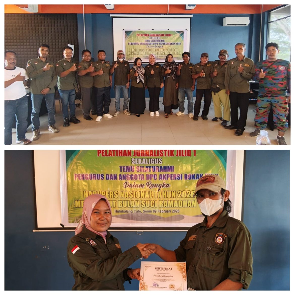 Bersempena HPN 2026, DPC AKPERSI Rohul Gelar Pelatihan Jurnalistik 