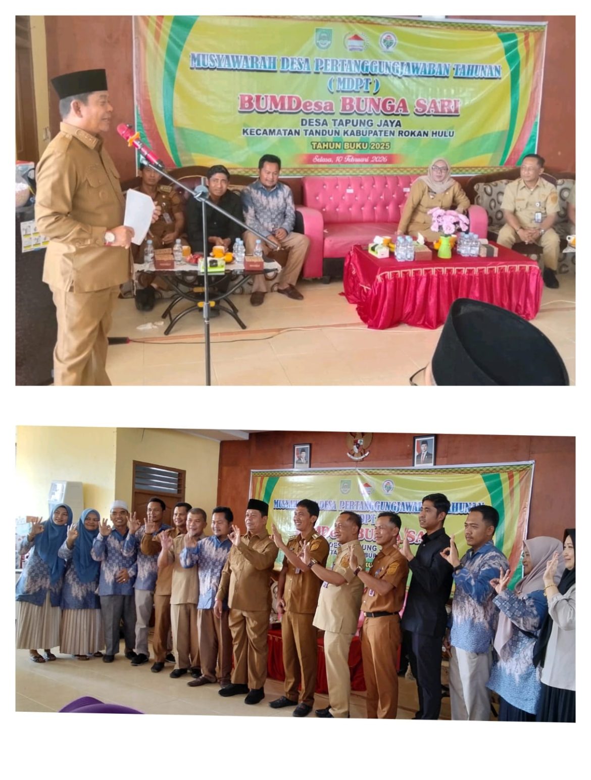 BUMdesa Bunga Sari dan BPR Rohul Bersinergi, Wujudkan Kemajuan Ekonomi Desa