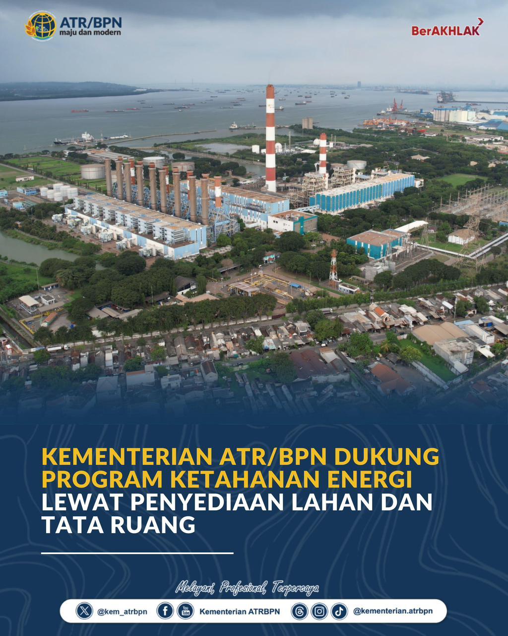 Kementerian ATR/BPN Dukung Program Ketahanan Energi Lewat Penyediaan Lahan dan Tata Ruang