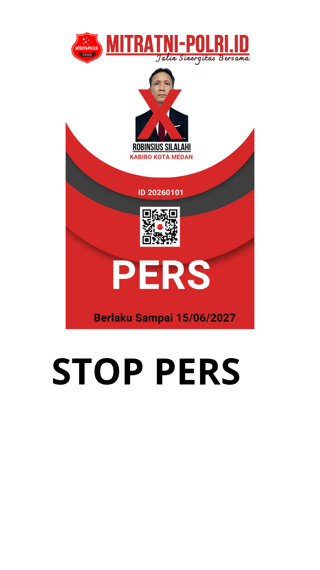 Informasi STOP PERS Kabiro Kota Medan