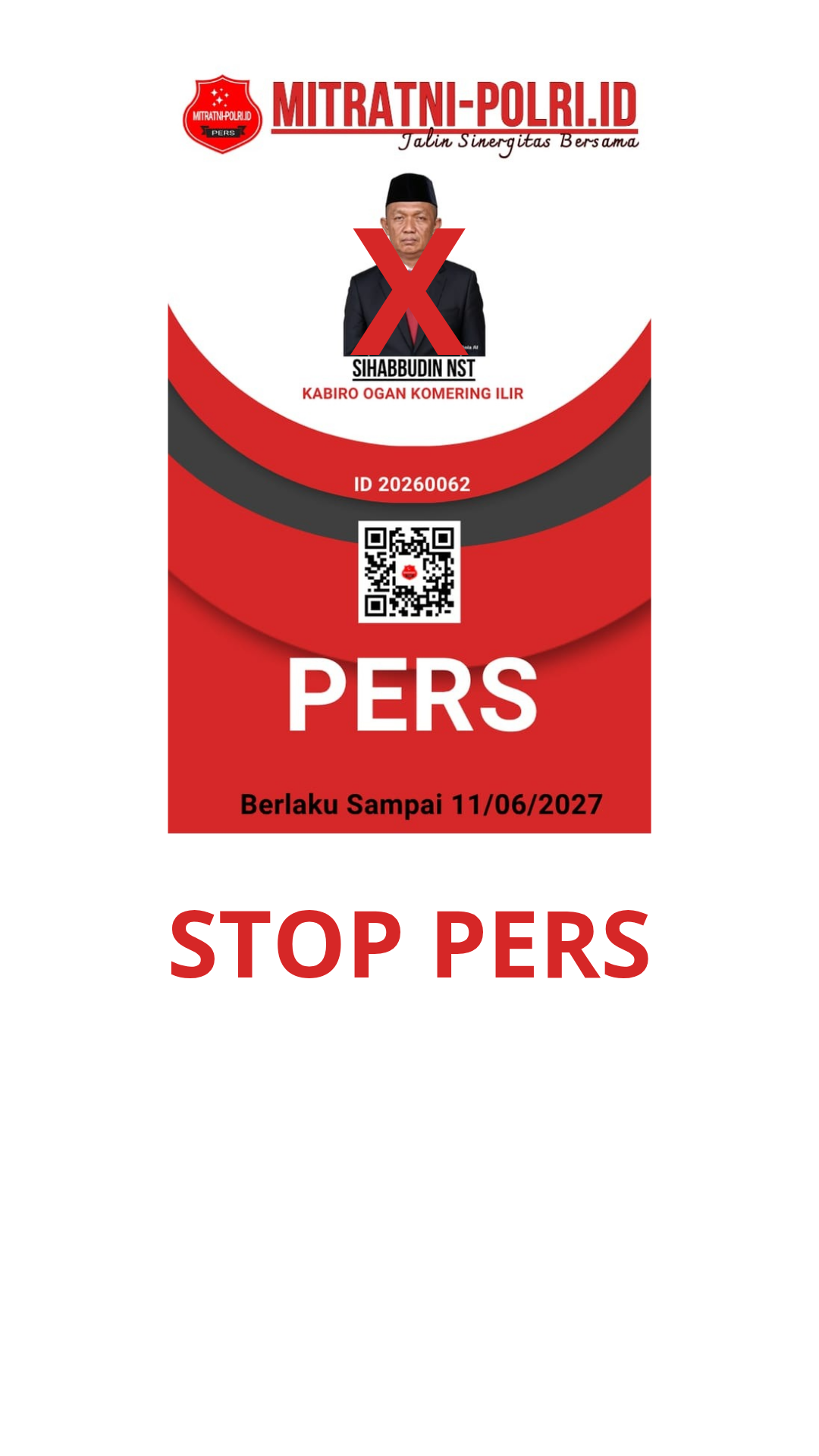 Informasi STOP PERS Kabiro Ogan Komering Ilir