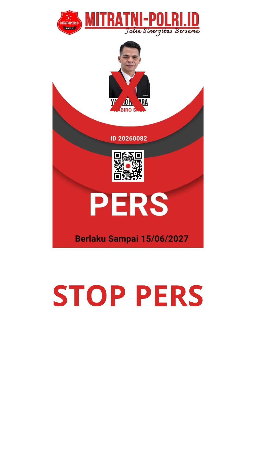 Informasi STOP PERS Kabiro Siak Provinsi Riau