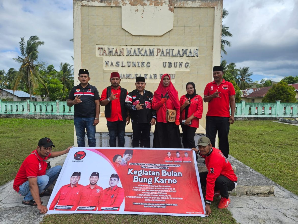 DPC PDIP Kabupaten Buru Rayakan Bulan Bung Karno