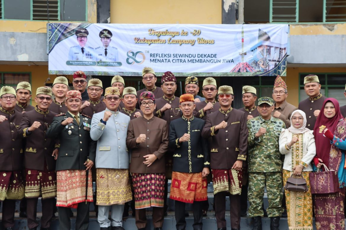 Kapolres Lampung Utara Hadiri Upacara Peringatan HUT ke-80 Kabupaten Lampung Utara Tahun 2026