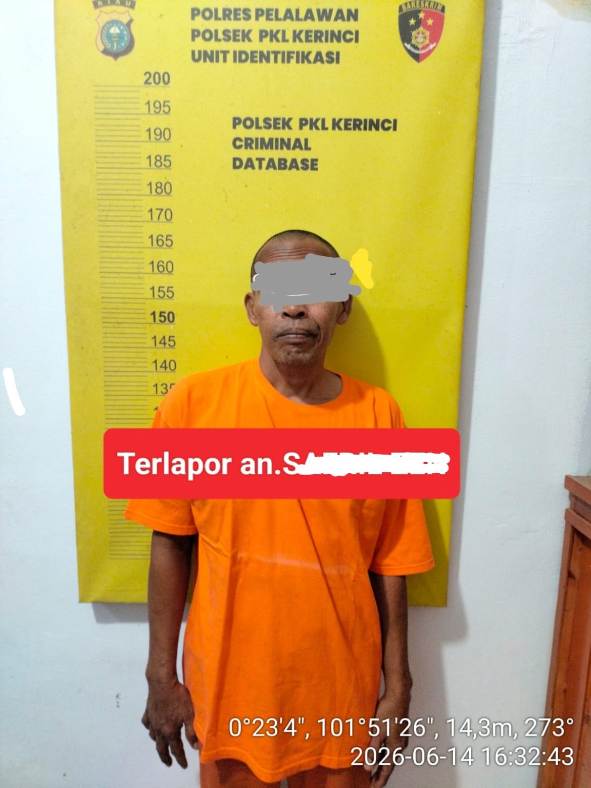 Polres Pelalawan Amankan Pelaku Dugaan Pencabulan Anak di Pkl Kerinci, Proses Hukum Segera Dilanjutkan
