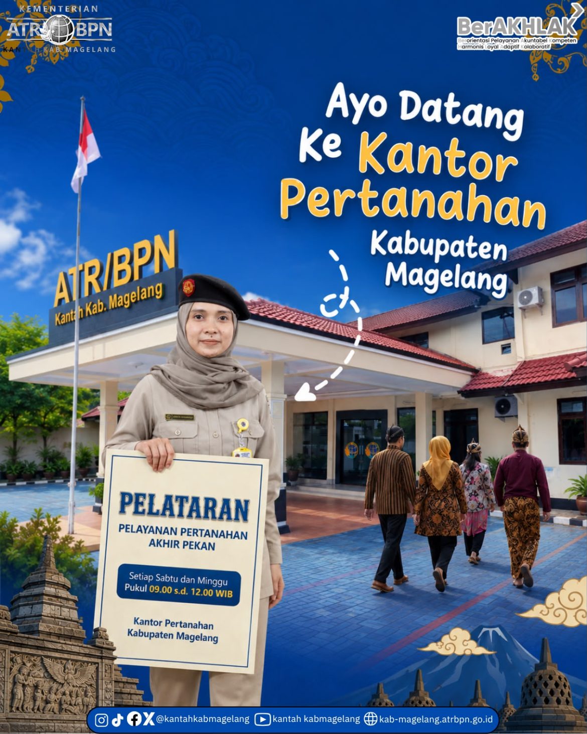 Kantor Pertanahan Kabupaten Magelang Hadirkan PELATARAN untuk Kemudahan Layanan Akhir Pekan